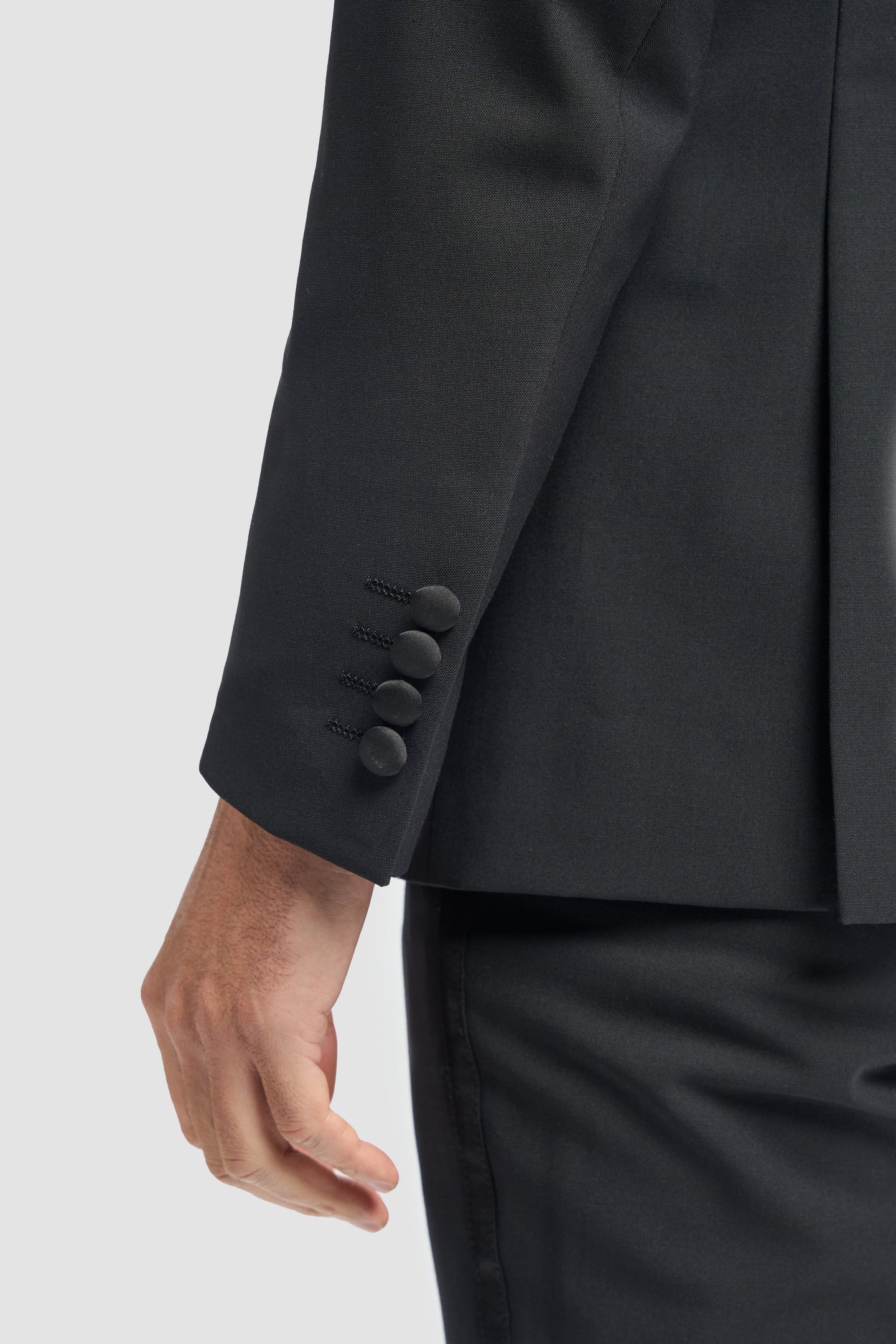 Aspen - Ανδρικό Μαύρο Κοστούμι Γάμου 2 Τεμαχίων από Σμόκιν