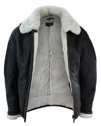 Ανδρικό Μπουφάν Sherling Sheepskin Original B3 Flying Pilot Ζεστό Χειμερινό-B3 Καφέ Κρεμ
