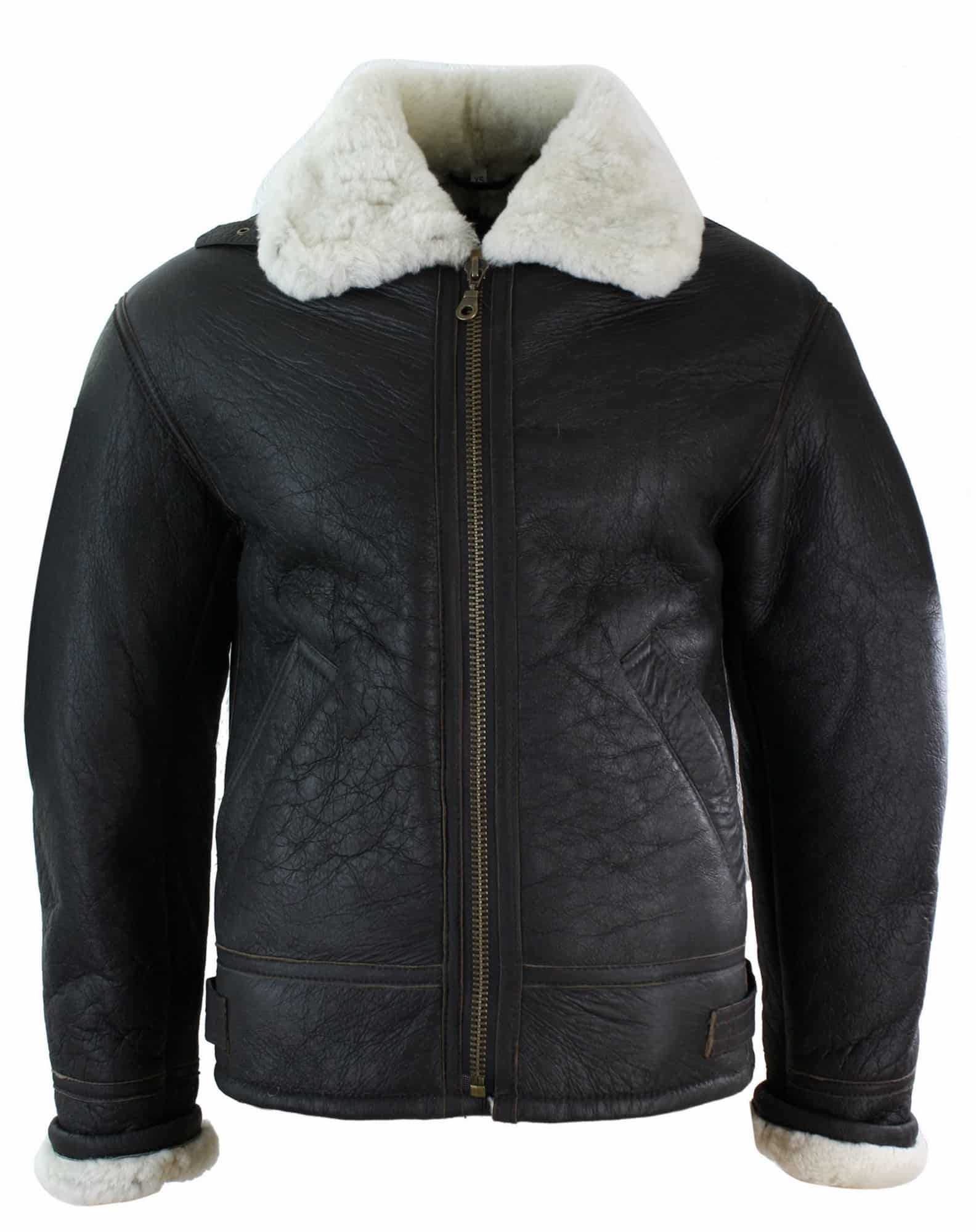 Ανδρικό Μπουφάν Sherling Sheepskin Original B3 Flying Pilot Ζεστό Χειμερινό-B3 Καφέ Κρεμ