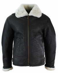 Ανδρικό Μπουφάν Sherling Sheepskin Original B3 Flying Pilot Ζεστό Χειμερινό-B3 Καφέ Κρεμ