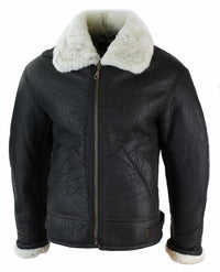 Ανδρικό Μπουφάν Sherling Sheepskin Original B3 Flying Pilot Ζεστό Χειμερινό-B3 Καφέ Κρεμ