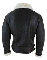 Ανδρικό Μπουφάν Sherling Sheepskin Original B3 Flying Pilot Ζεστό Χειμερινό-B3 Καφέ Κρεμ