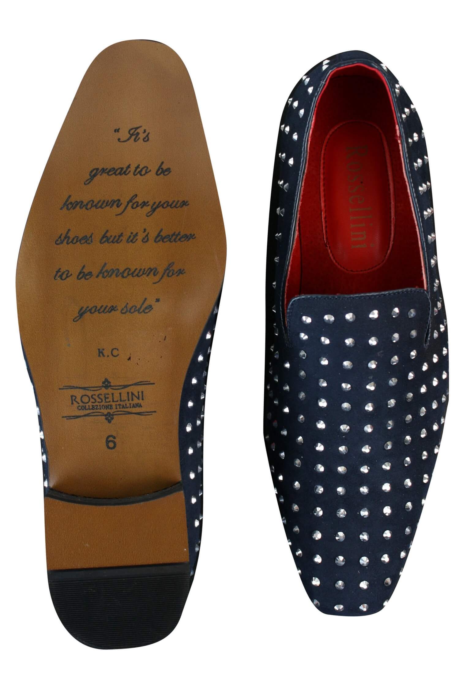 Ανδρικά σουέτ μοκασίνια με slip-on παπούτσια και καρφιά, ασημί, κομψό, casual, λαμπερό, πάρτι