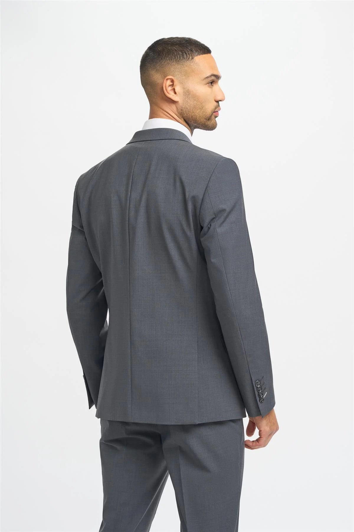 Bond - Ανδρικό Σακάκι σε Ανθρακί Ραφτό Χρώμα