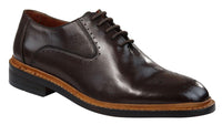 Ανδρικά Παπούτσια Oxford Brogue, Μαύρα, Δερμάτινα, Goodyear Welted, με Κορδόνια