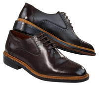 Ανδρικά Παπούτσια Oxford Brogue, Μαύρα, Δερμάτινα, Goodyear Welted, με Κορδόνια