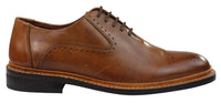 Ανδρικά Παπούτσια Oxford Brogue, Καφέ, Μαύρο, Δερμάτινο, Goodyear Welted