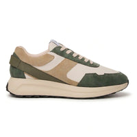 Canbera - Ανδρικά Sneakers Sneakers σε Πράσινο Φασκόμηλο, Ελαφριά Σουέτ