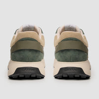 Canbera - Ανδρικά Sneakers Sneakers σε Πράσινο Φασκόμηλο, Ελαφριά Σουέτ