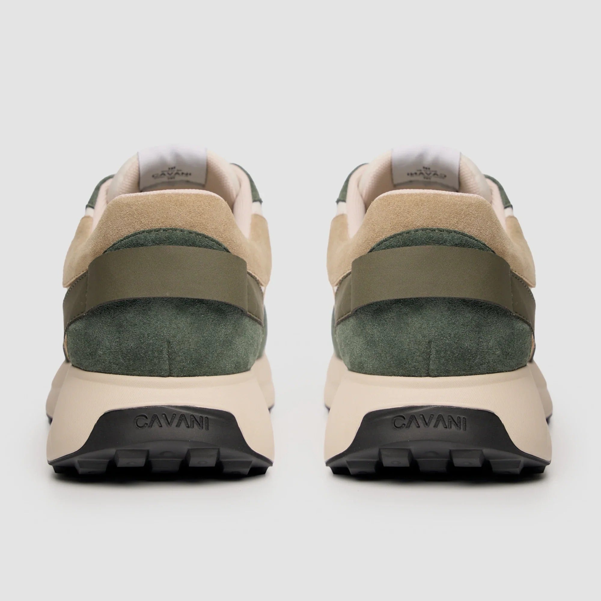 Canbera - Ανδρικά Sneakers Sneakers σε Πράσινο Φασκόμηλο, Ελαφριά Σουέτ