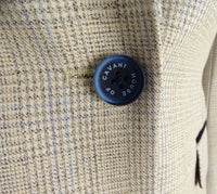 Γυναικείο κρεμ σακάκι από τουίντ