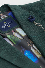 Ανδρικό Ολόσωμο Σκέτο 3 Τεμαχίων σε Λαδί από Τουίντ, Προσαρμοσμένη Εφαρμογή, Γάμου, Peaky Classic