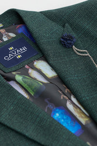 Ανδρικό Ολόσωμο Σκέτο 3 Τεμαχίων σε Λαδί από Τουίντ, Προσαρμοσμένη Εφαρμογή, Γάμου, Peaky Classic