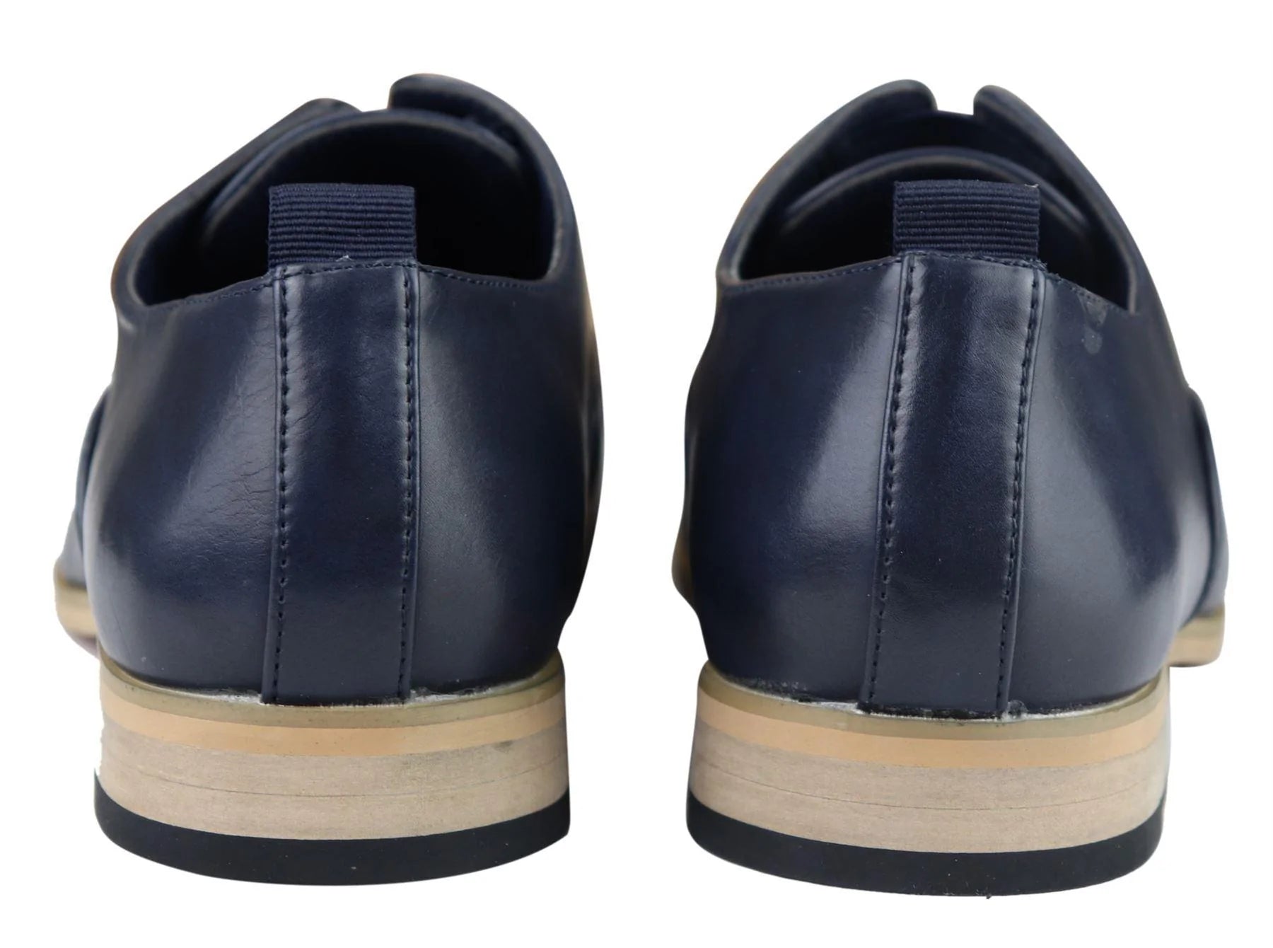 Ανδρικά Δερμάτινα Παπούτσια Slip On Έξυπνα Επίσημα, Μπλε, Καφέ, Γάμος, Γραφείο, Πάρτι