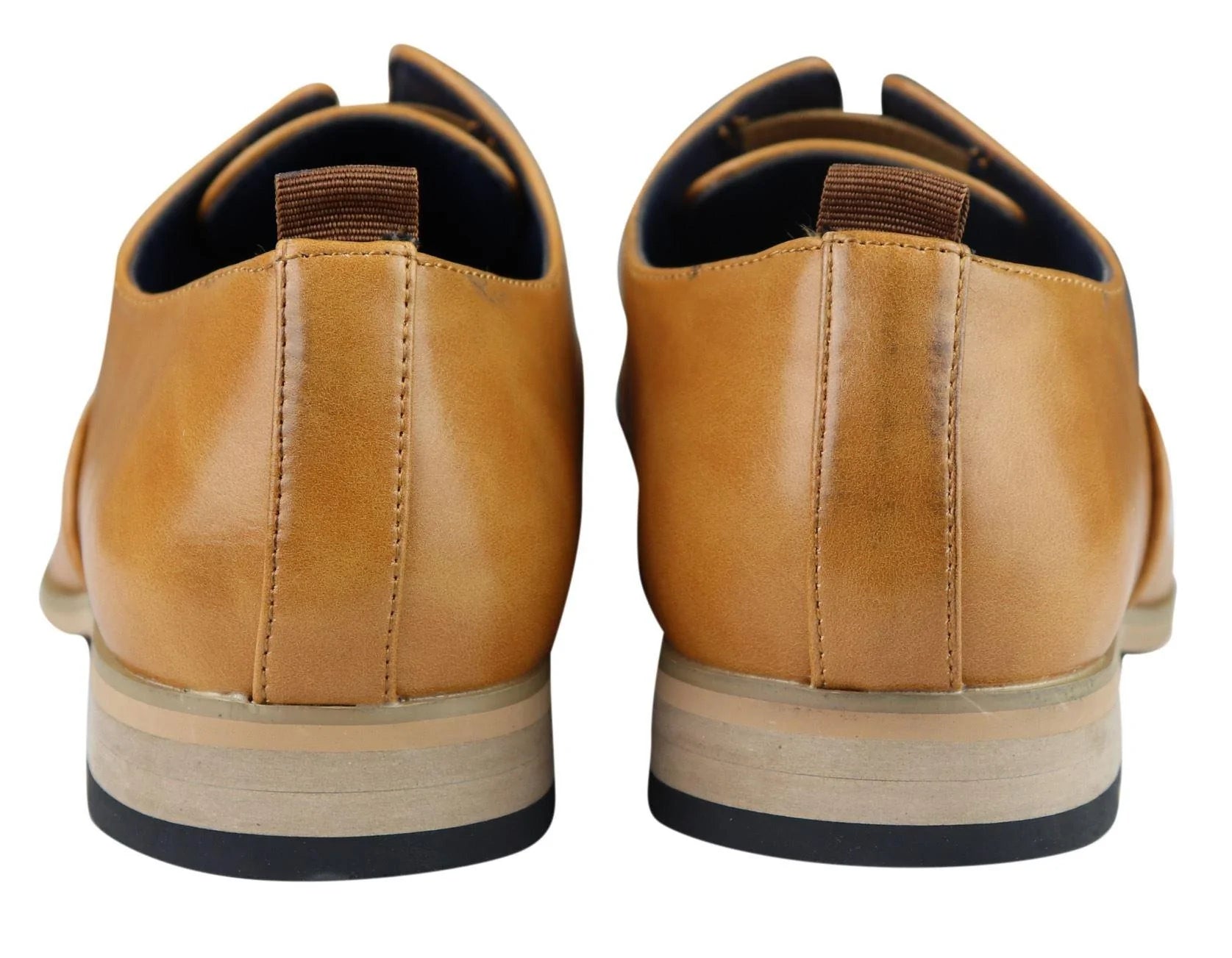 Ανδρικά Δερμάτινα Παπούτσια Slip On Έξυπνα Επίσημα, Μπλε, Καφέ, Γάμος, Γραφείο, Πάρτι
