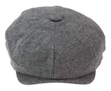 Ανδρικά 8 Panel Newsboy Cap - Cavani Martez - Dark Grey
