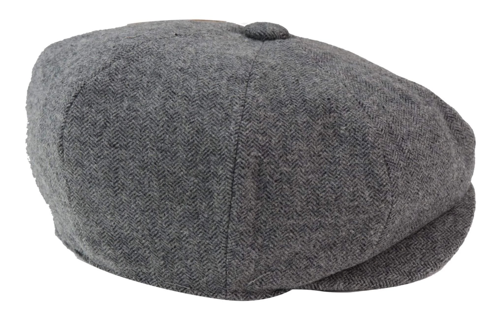 Ανδρικά 8 Panel Newsboy Cap - Cavani Martez - Dark Grey