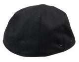Ανδρικό καπέλο Granddad Baker Flat Black 8 τμημάτων από τουίντ, vintage, κλασικό, κομψό, casual, δεκαετία του 1920