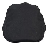 Ανδρικό καπέλο Granddad Baker Flat Black 8 τμημάτων από τουίντ, vintage, κλασικό, κομψό, casual, δεκαετία του 1920