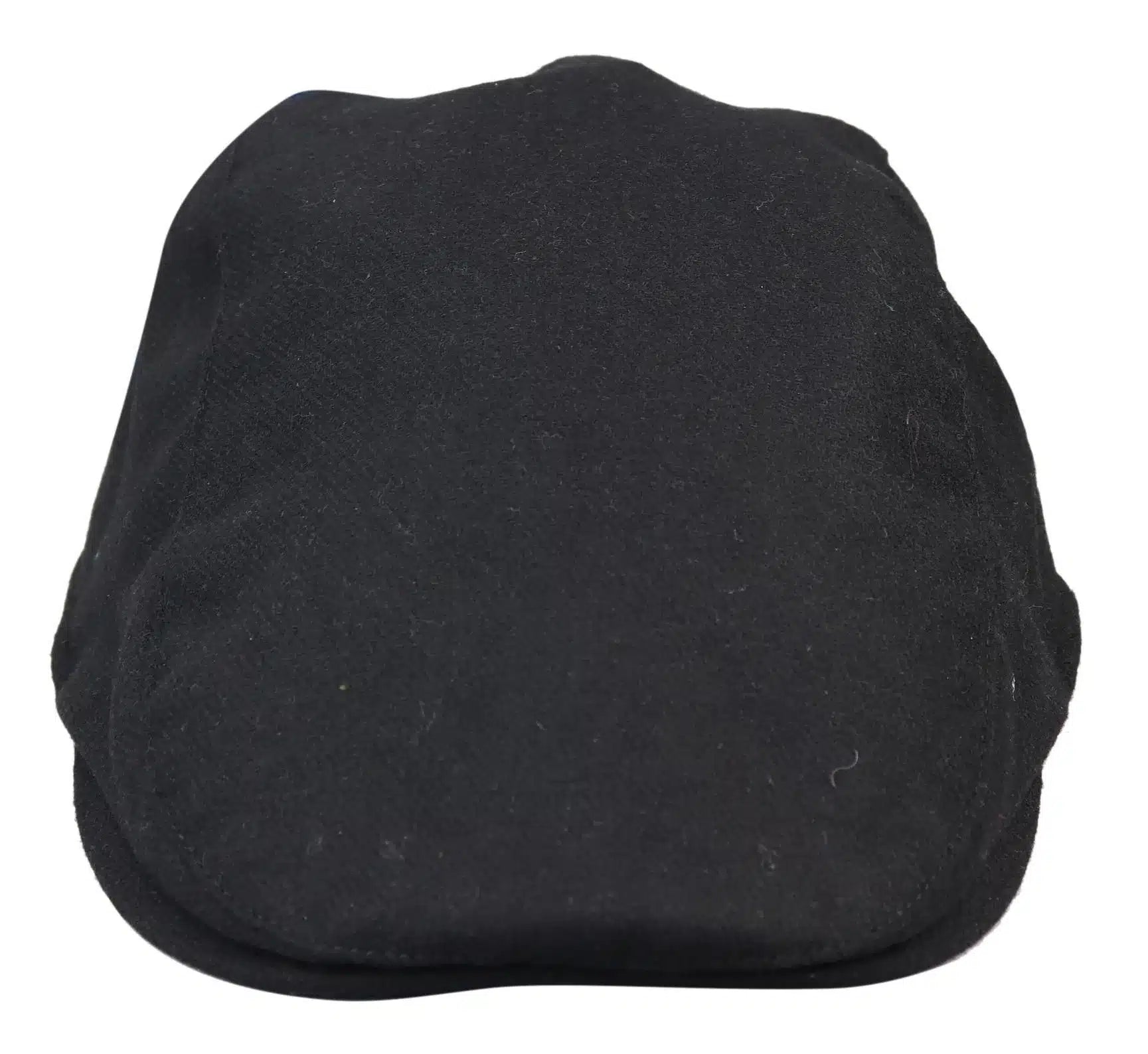 Ανδρικό καπέλο Granddad Baker Flat Black 8 τμημάτων από τουίντ, vintage, κλασικό, κομψό, casual, δεκαετία του 1920