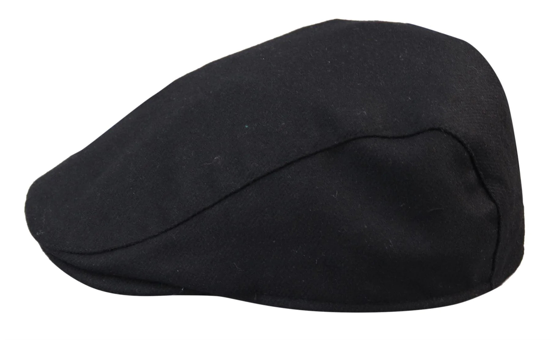 Ανδρικό καπέλο Granddad Baker Flat Black 8 τμημάτων από τουίντ, vintage, κλασικό, κομψό, casual, δεκαετία του 1920