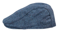 Ανδρικό καπέλο Granddad Baker Flat Blue 8 τμημάτων από τουίντ, vintage, κλασικό, κομψό, casual, δεκαετία του 1920