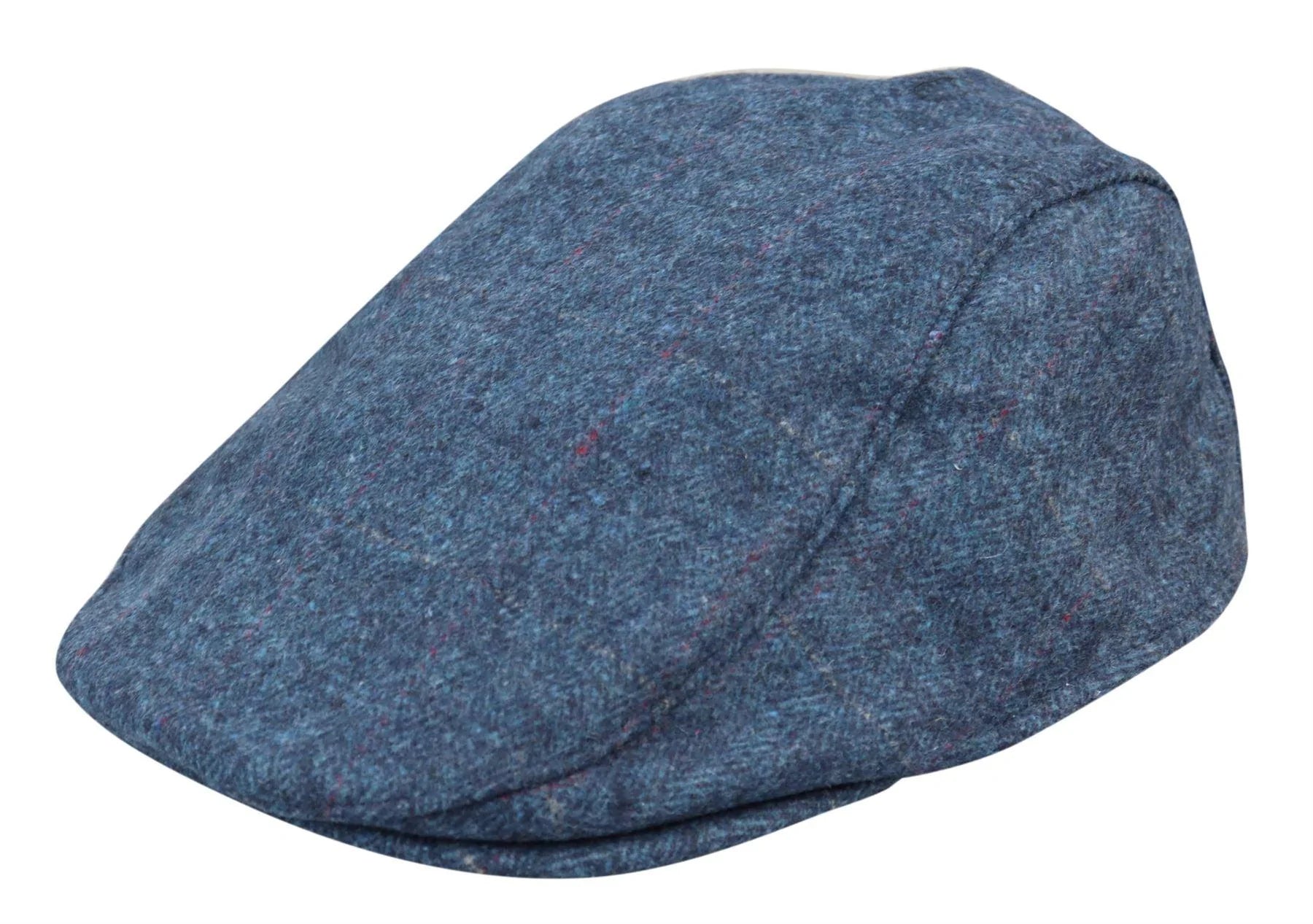 Ανδρικό καπέλο Granddad Baker Flat Blue 8 τμημάτων από τουίντ, vintage, κλασικό, κομψό, casual, δεκαετία του 1920