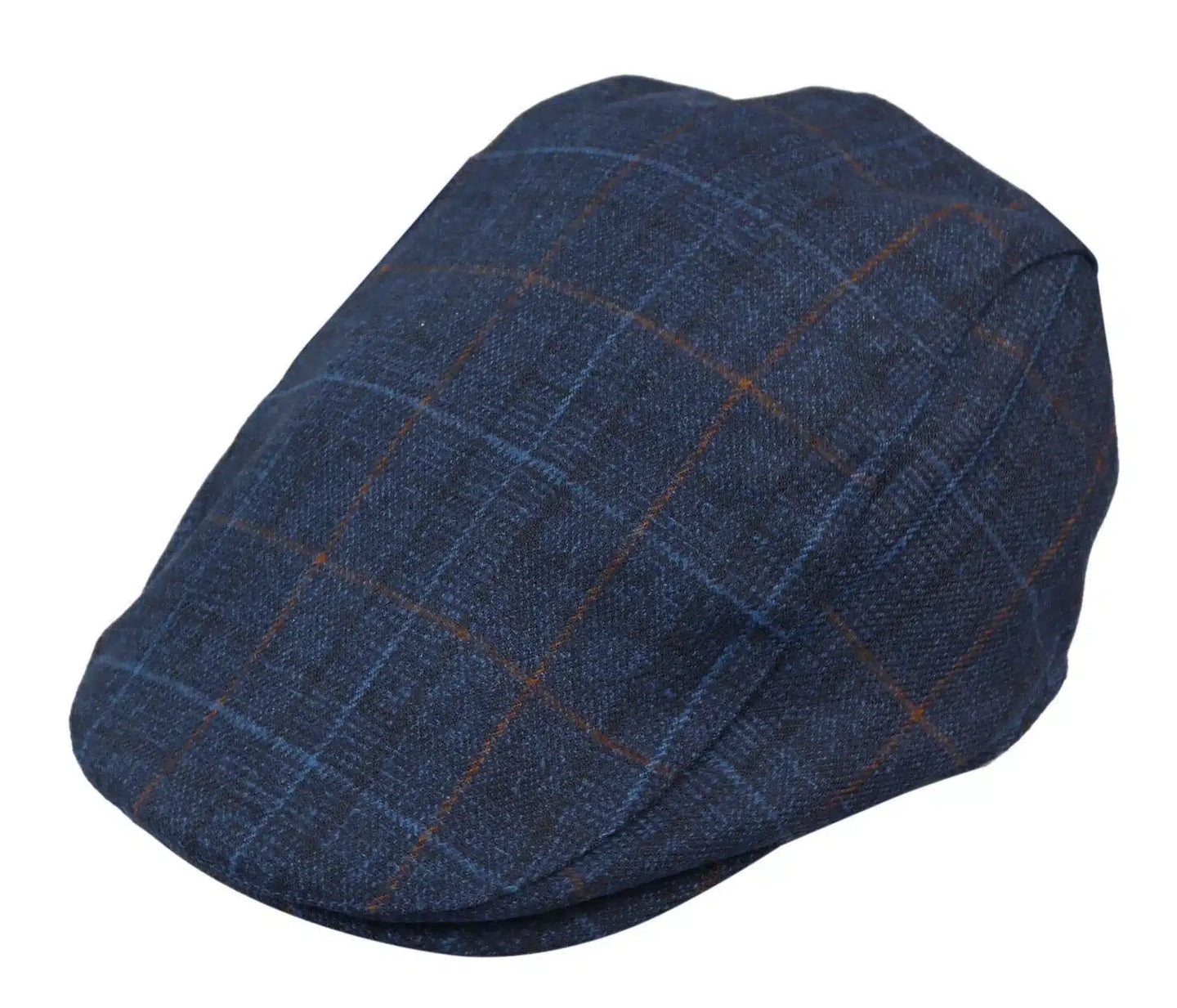 Ανδρικό καπέλο Granddad Baker Flat Navy, 8 τμημάτων, από τουίντ, Vintage Classic, Smart Casual, δεκαετία του 1920