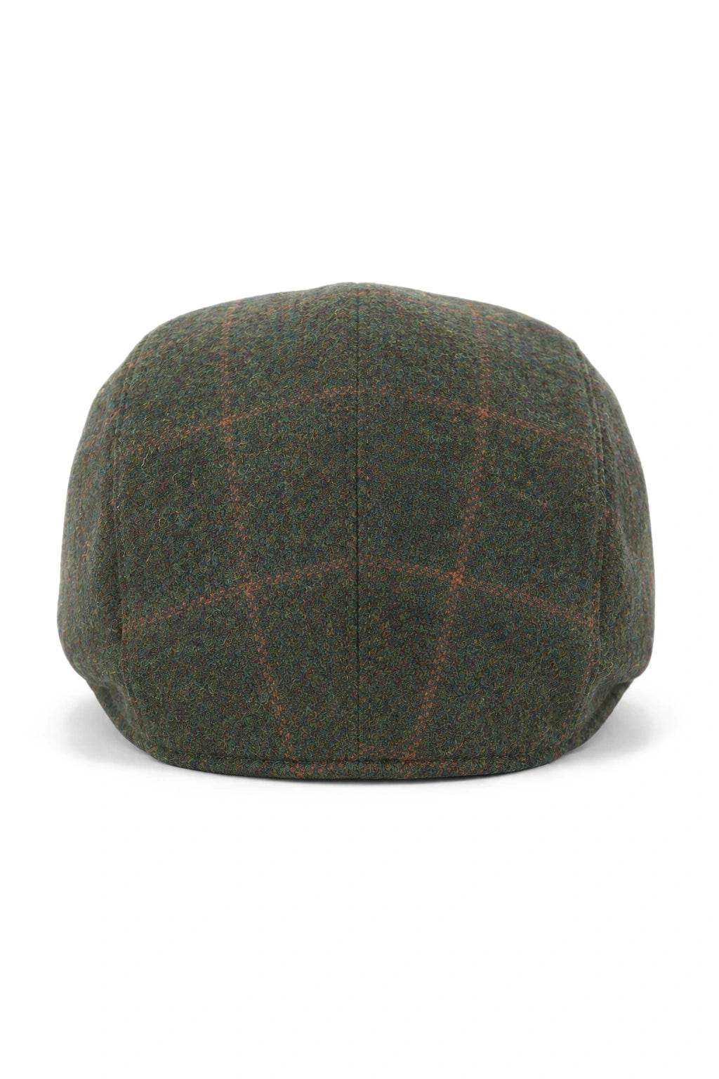 Καπέλο Cavani Kempson Flat Cap - Ανδρικό Καπέλο Παππού από Τουίντ με Καρό Μάλλινο Στυλ Vintage - Λαδί/Μπλε