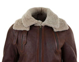 Ανδρικό μακρύ μπουφάν Sheepskin 3/4