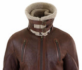 Ανδρικό μακρύ μπουφάν Sheepskin 3/4