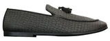 Elong DD0085 - Ανδρικά Loafers από Δέρμα Snake Crocodile PU, Παπούτσια Οδήγησης, Slip On, Φούντα, Άνετα, Vintage