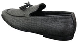 Elong DD0085 - Ανδρικά Loafers από Δέρμα Snake Crocodile PU, Παπούτσια Οδήγησης, Slip On, Φούντα, Άνετα, Vintage