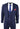 Ανδρικό κοστούμι 3 τεμαχίων σε μπλε καρό χρώμα, κόκκινο, Edinson Marc Darcy, κλασικό vintage γάμου