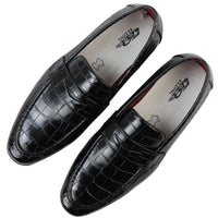 Ανδρικά Επίσημα Μαύρα Μοκασίνια Slip On
