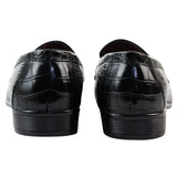 Ανδρικά Επίσημα Μαύρα Μοκασίνια Slip On