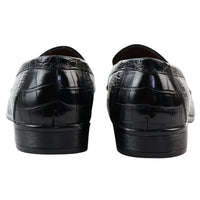 Ανδρικά Επίσημα Μαύρα Μοκασίνια Slip On