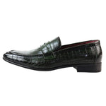 Ανδρικά Loafers Slip On σε Πράσινο Χρώμα