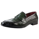 Ανδρικά Loafers Slip On σε Πράσινο Χρώμα