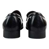 Ανδρικά Μαύρα Loafers με Λουστρίνι και Φούντα