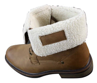 Ανδρικές, καφέ, στρατιωτικές, δερμάτινες, φλις, γούνινες, casual, στρατιωτικές μπότες μάχης