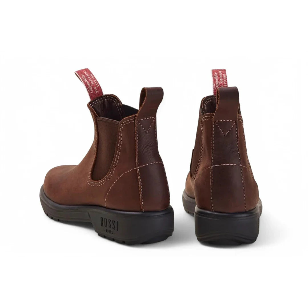 Endura 303 - Δερμάτινες Μπότες Chelsea από Καφέ Κόκκινο Ξύλο