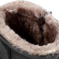 Fedro Igloo C3 - Ανδρικά Μαύρα Αδιάβροχα Δερμάτινα Μπότες Αστραγάλου