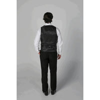 Ανδρικό μαύρο κοστούμι Ford Classic Tuxedo 3 τεμαχίων με σατέν πέτα