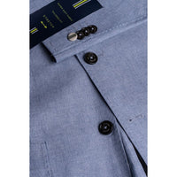 Fredrik - Ανδρικό Μπλε Καλοκαιρινό Κοστούμι Γάμου 2 Τεμαχίων