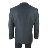 Ανδρικό τουίντ λαδί κοστούμι 3 τεμαχίων με ραφή από έλατο Κλασικό vintage Γάμος δεκαετίας 1920