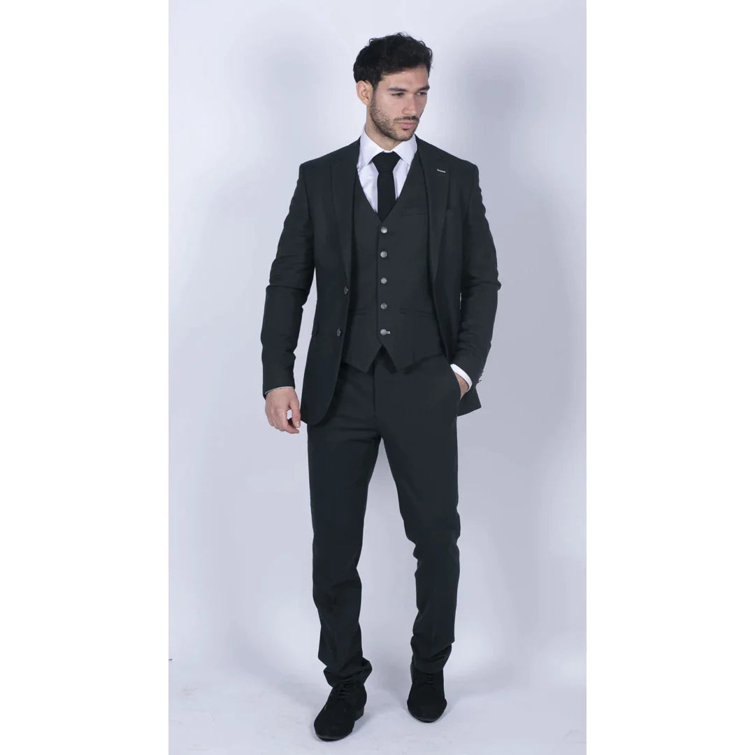 Ανδρικό τουίντ λαδί κοστούμι 3 τεμαχίων με ραφή από έλατο Κλασικό vintage Γάμος δεκαετίας 1920