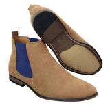 Ανδρικά Ιταλικά Σουέτ Μπότες Slip On από την Desert Chelsea, Έξυπνες και Καθημερινές Μπότες