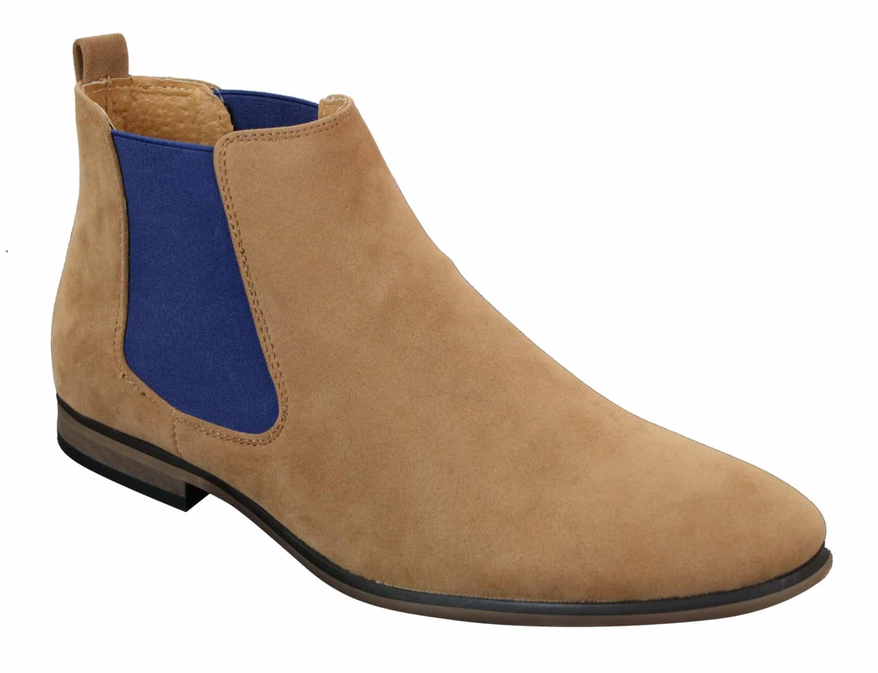 Ανδρικά Ιταλικά Σουέτ Μπότες Slip On από την Desert Chelsea, Έξυπνες και Καθημερινές Μπότες