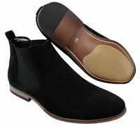 Ανδρικά Ιταλικά Σουέτ Μπότες Slip On από την Desert Chelsea, Έξυπνες και Καθημερινές Μπότες